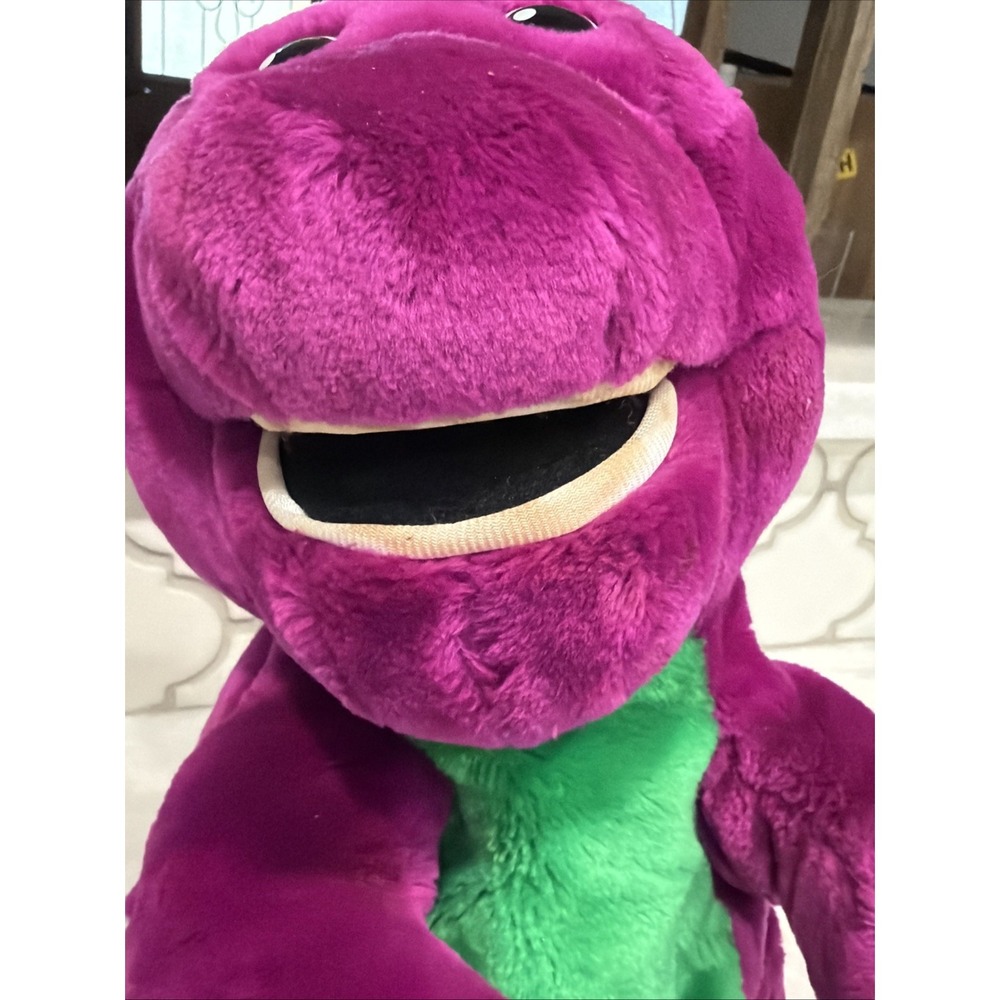 Vintage 1997 ActiMates Barney Plush Microsoft Talking Singing Interactive Tested - Picture 4 of 12